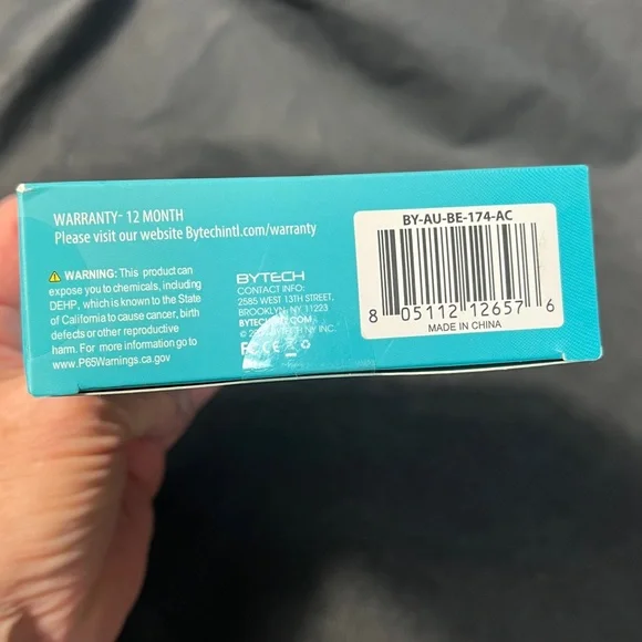 Bytech True Wireless Retro Earbuds - Teal - Picture 4 of 9